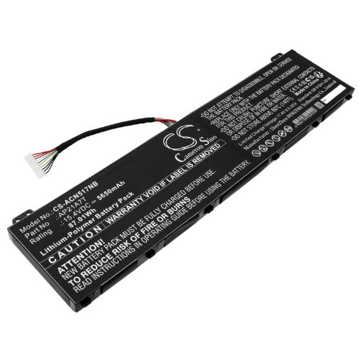 Battery Replacement for Acer AP21A7T AP21A8T KT0040G014 Nitro 5 AN517-55-50NF - 1