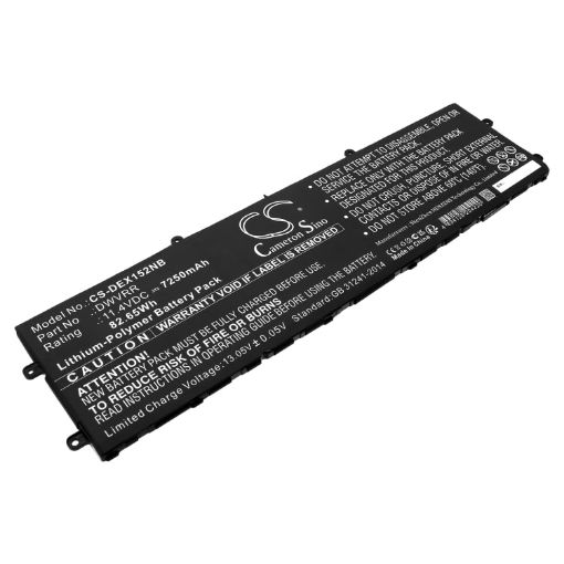 Battery Replacement Dell DWVRR NR6MH for Alienware X15 R1 - 1