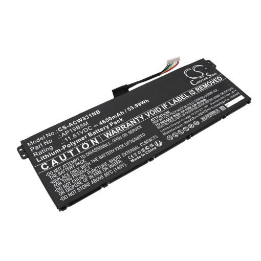 Battery Replacement Acer AP19B8M KT0030G024 for Aspire Vero AV15-52 - 1