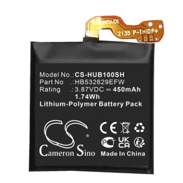 Replacement Battery Huawei HB532629EFW for MYL-B10 RUN-B19 - 1