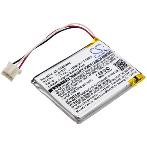 Sony A-2215-026-A LIS1553 Battery Replacement for MDR-XB950N1 SRS-WS1 - 1