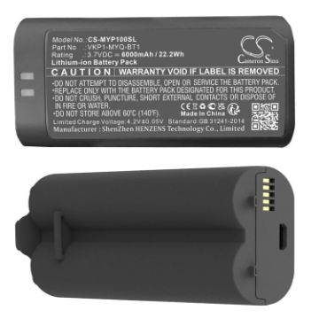 Replacement Battery for Myq VKP1-MYQ-BT1 LiftMaster Video Keyp LM-VKP1-LM - 1