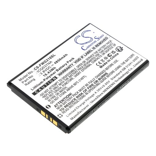 Replacement Battery Franklin ICQ037NA for A50 JEXtream - 1