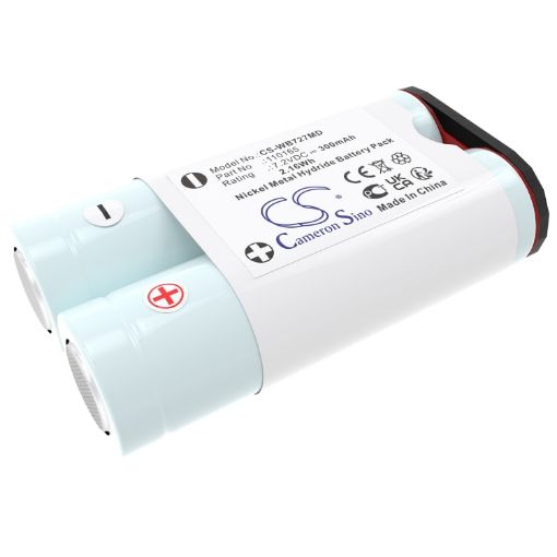Welch-Allyn 110165 72700 72701 Battery for MicroTymp 1 MT1 - 1