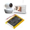 Replacement Battery HQ804050 for Babysense V43 Baby Monitor - 6