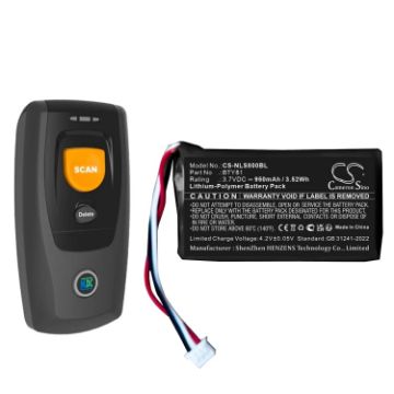 Replacement Battery BTY81 for Newland NLS-BS80 1100020105 - 1