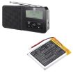 Replacement Battery Dual 10269 for Pocket Radio DAB 5 - 6