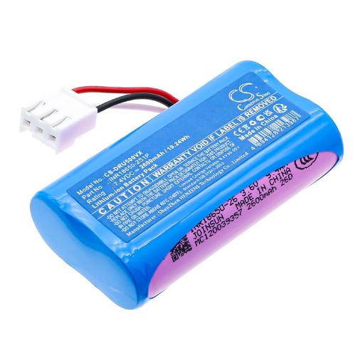 Replacement Battery Deerma INR18650-2S1P for DEM-NU05 NU05 - 1