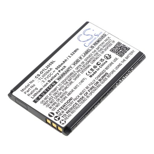 Replacement Battery TLI009AA for Alcatel One Touch 2053/OT-2038X - 1