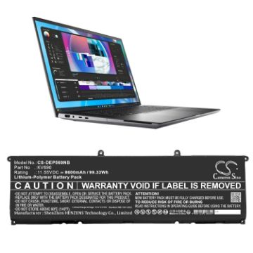 Dell 6D2HW KV690 N7KV9 WPYCV Battery for Precision 5680 5690 - 1