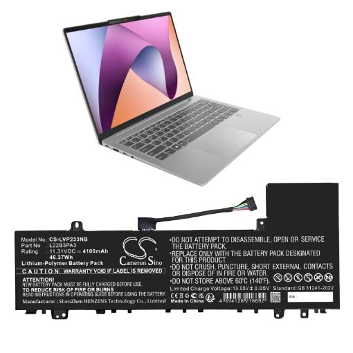 Lenovo Battery Replacement for IdeaPad Slim 5 14ABR8 Models - 1