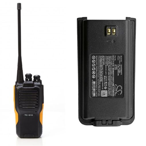 Hytera BL1204 BL2001 Battery Replacement for TC-610/TC-610P - 1