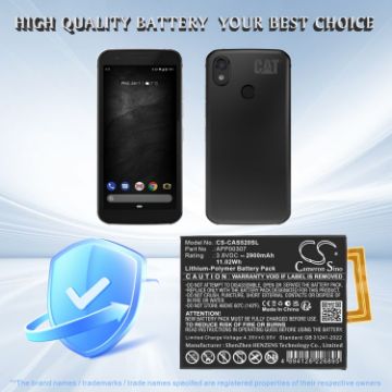 Caterpillar APP00307 Battery Replacement for CAT S52 - 1