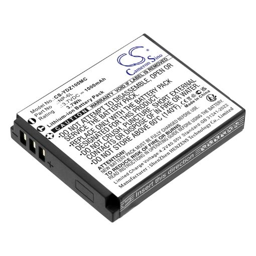 Replacement Battery for Minolta NP-6L MND20 MND23 - 1
