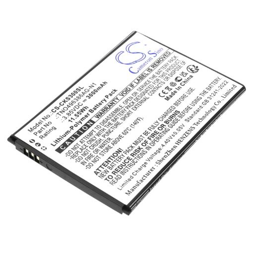 Replacement Battery TNO496386AG-N1 for Cricket Debut S3 U572AC - 1