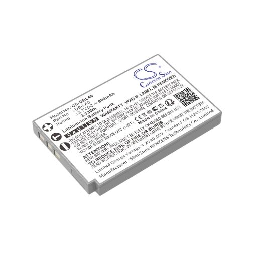 Battery Replacement for Sanyo DB-L40 Xacti DMX-HD800/HD2 - 1